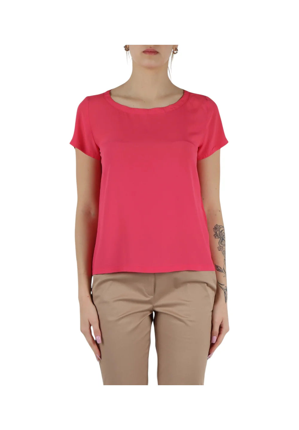 Blusa in misto seta- EMME